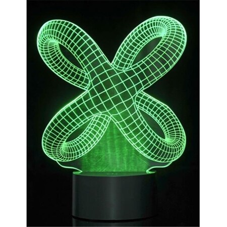 Az Impor AZ Import TG2870 Optical Illusion 3D Crisscross Rings Lighting TG2870